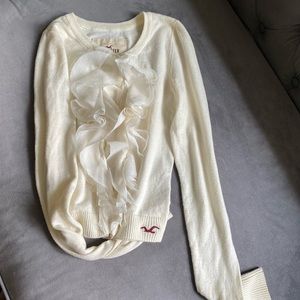 Hollister Ruffle Cardigan